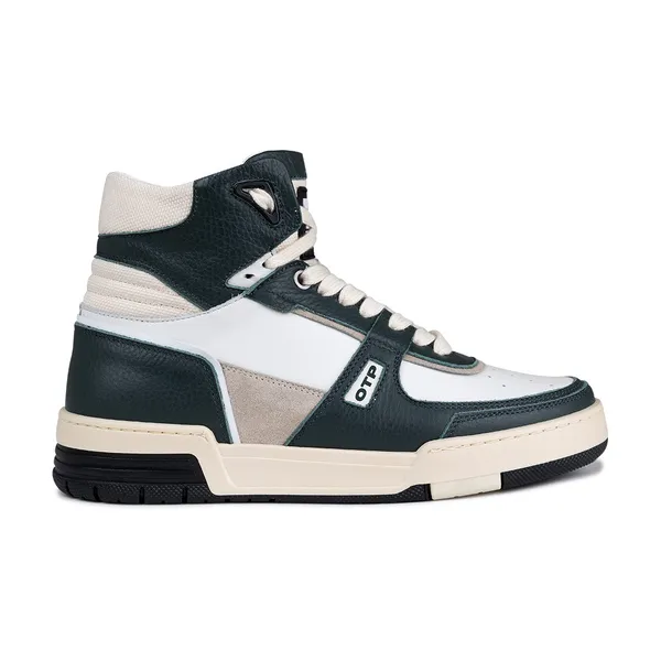 Off The Pitch Basketta Hi Groen/Beige, vergelijk prijzen bij 1 winkel