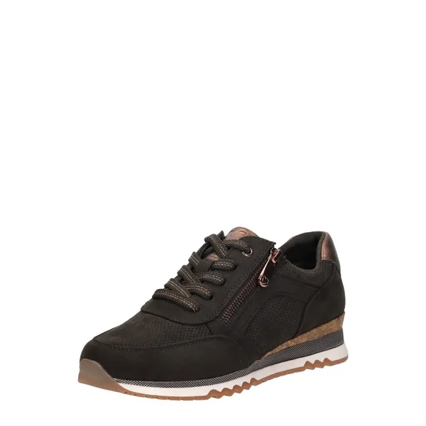 Marco Tozzi Lage Sneakers Donkerbruin, foto 2 van 4