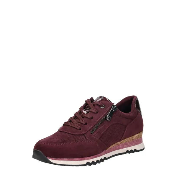 Marco Tozzi Lage Sneakers Bordeaux, foto 2 van 4