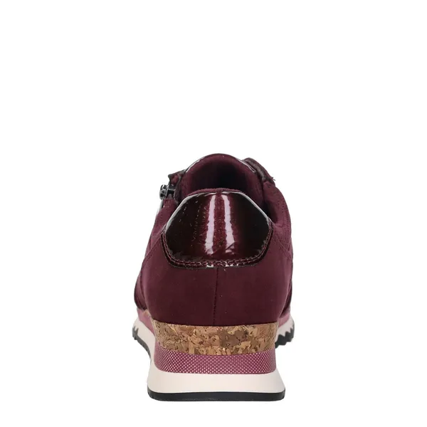 Marco Tozzi Lage Sneakers Bordeaux, foto 3 van 4
