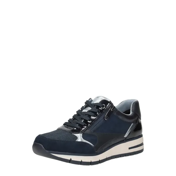 Marco Tozzi Lage Sneakers Blauw, foto 2 van 4