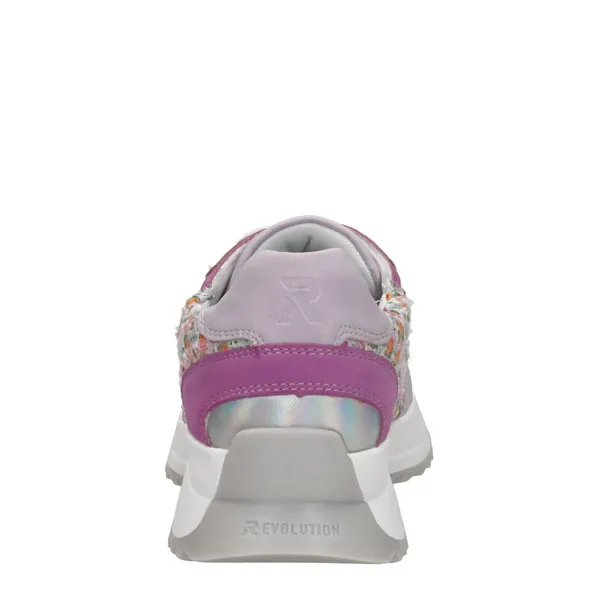 Rieker Lage Sneakers Lila, foto 3 van 4