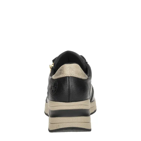 Rieker Lage Sneakers Zwart, foto 3 van 4
