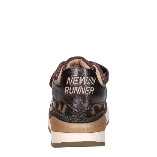Shoesme Lage Sneakers Donkerbruin, foto 3 van 4