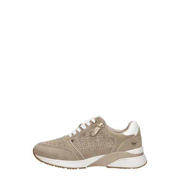Mustang Lage Sneakers Beige, vergelijk prijzen bij 1 winkel