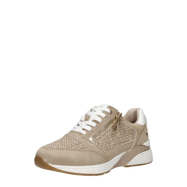 Mustang Lage Sneakers Beige, foto 2 van 4
