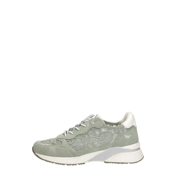 Mustang Lage Sneakers Groen, vergelijk prijzen bij 1 winkel