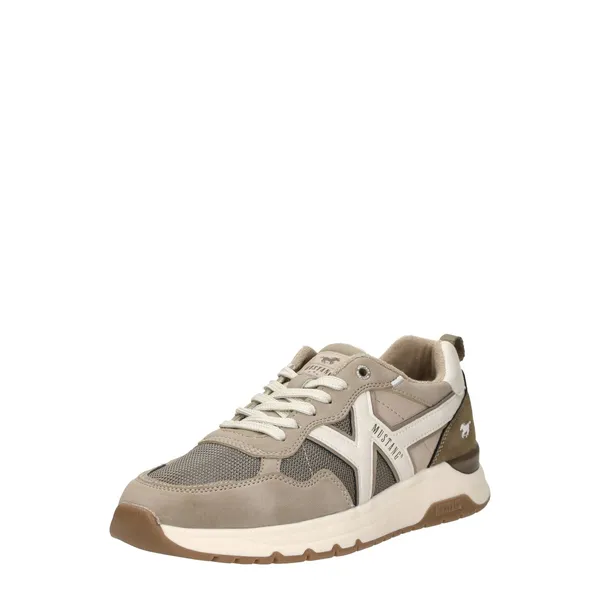 Mustang Lage Sneakers Beige, foto 2 van 4