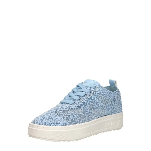 Mustang Lage Sneakers Lichtblauw, foto 2 van 4