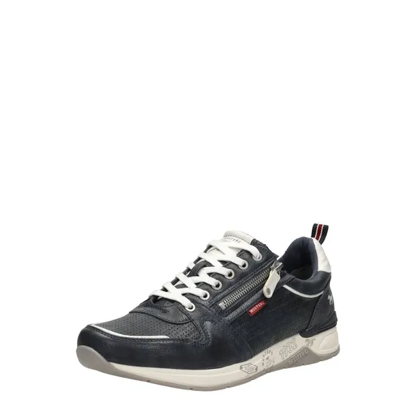 Mustang Lage Sneakers Blauw, foto 2 van 4
