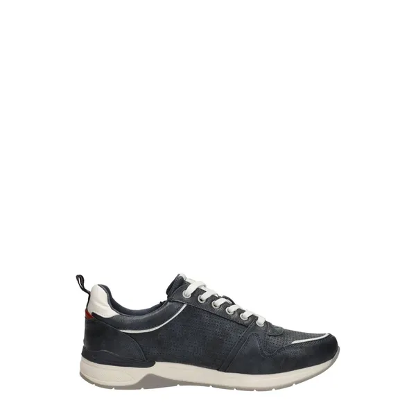 Mustang Lage Sneakers Blauw, foto 4 van 4