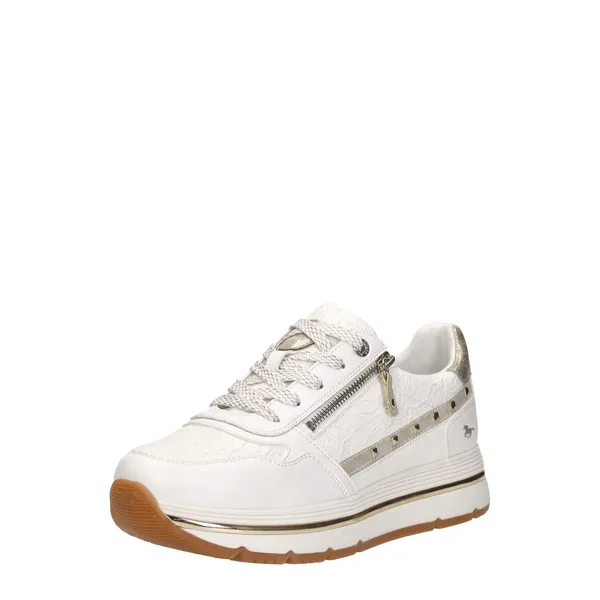 Mustang Lage Sneakers Wit, foto 2 van 4