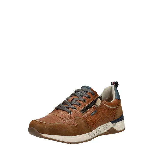 Mustang Lage Sneakers Cognac, foto 2 van 4