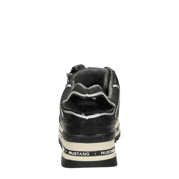 Mustang Lage Sneakers Zwart, foto 3 van 4