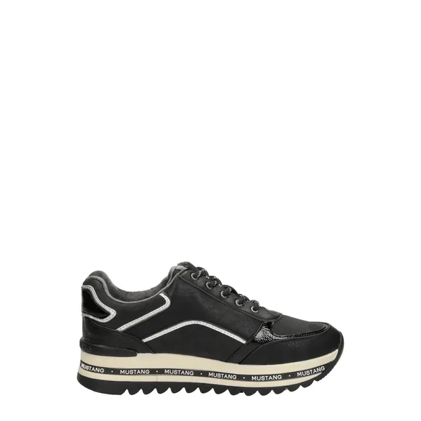 Mustang Lage Sneakers Zwart, foto 4 van 4