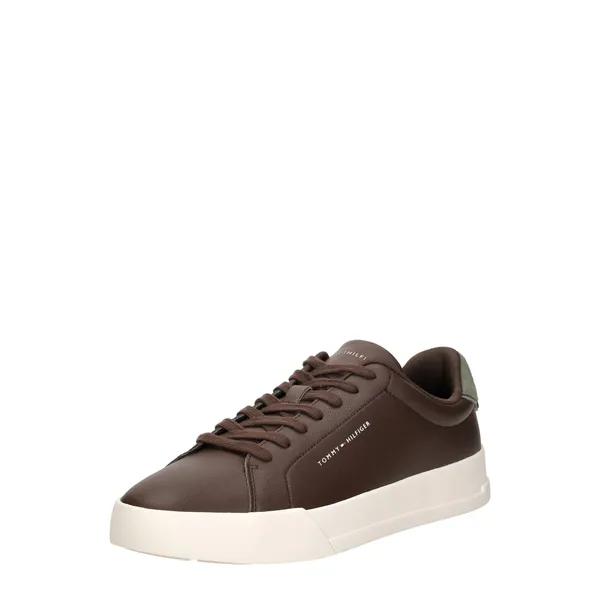 Tommy Hilfiger Th Court Lth Detail Ess Donkerbruin, foto 2 van 4
