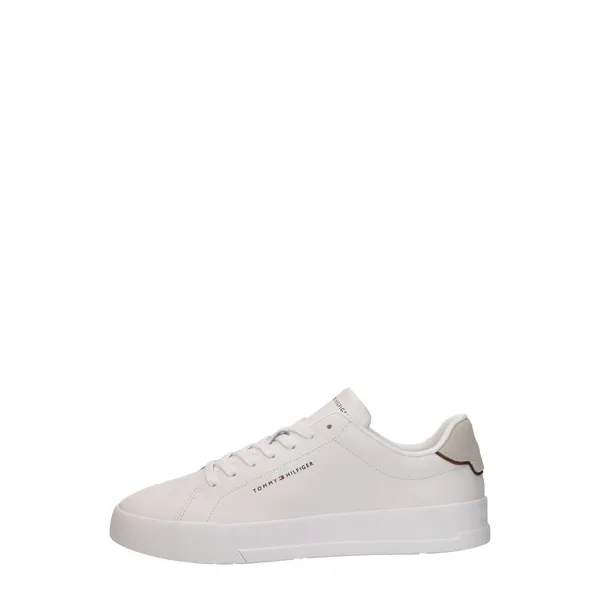Tommy Hilfiger Th Court Lth Detail Ess Off-white, vergelijk prijzen bij 1 winkel