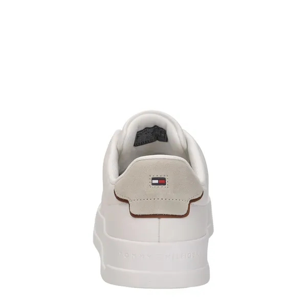 Tommy Hilfiger Th Court Lth Detail Ess Off-white, foto 3 van 4