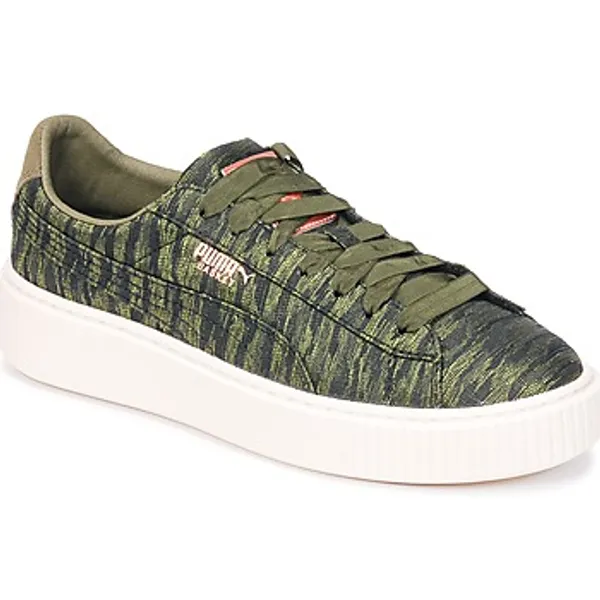 Puma Basket Platform Bi Color Groen, vergelijk prijzen bij 1 winkel