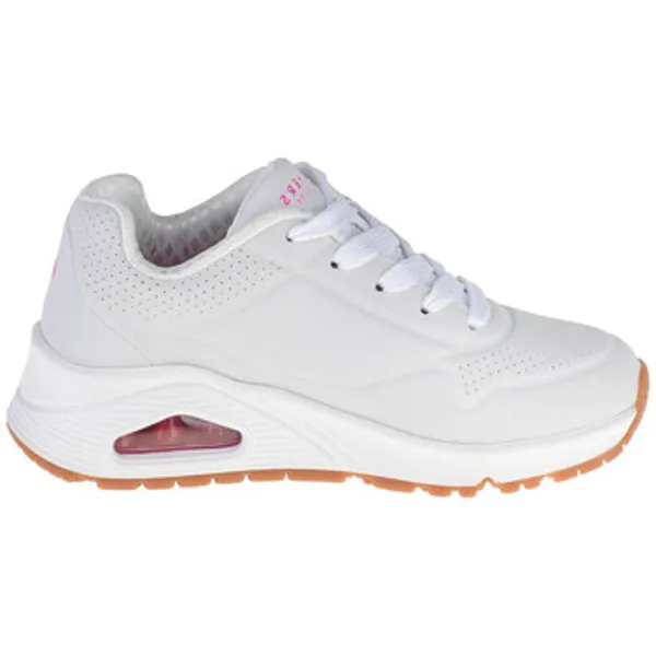 Skechers Uno Stand On Air White Hot Pink Kids, vergelijk prijzen bij 3 winkels