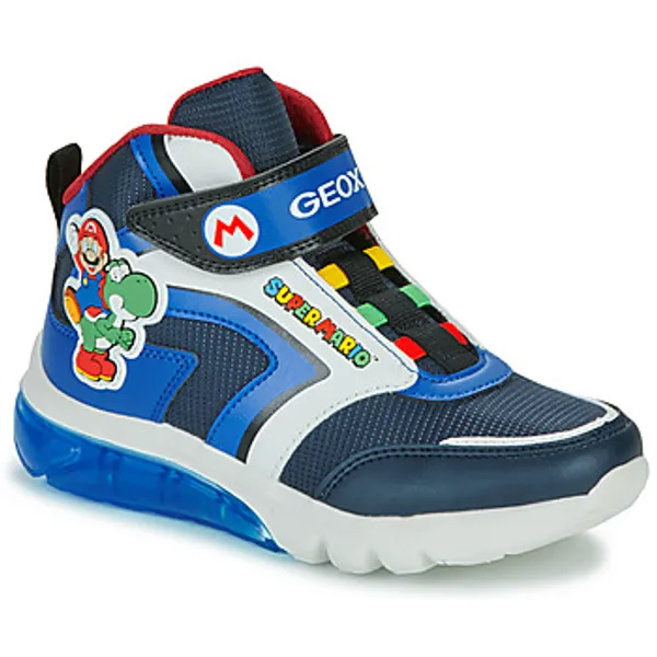 Geox J Ciberdron Boy Blauw, vergelijk prijzen bij 1 winkel