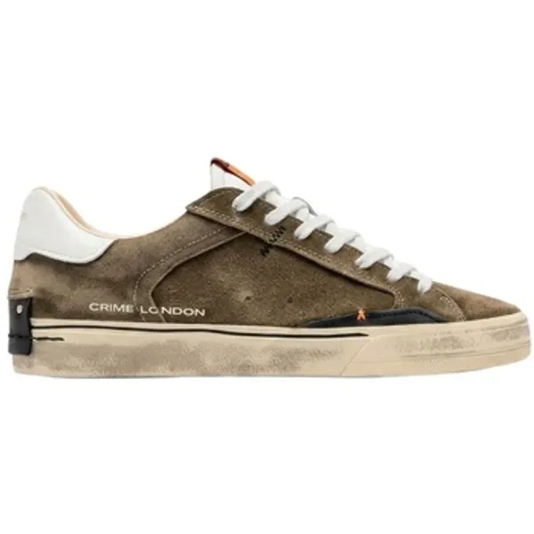 Crime London Lage Sneakers Bruin, vergelijk prijzen bij 1 winkel