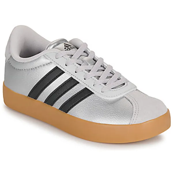 adidas VL Court 3.0 K Zilver, vergelijk prijzen bij 1 winkel