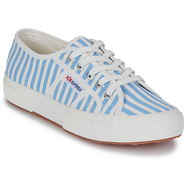 Superga 2750 Stripes Print Blauw, vergelijk prijzen bij 1 winkel