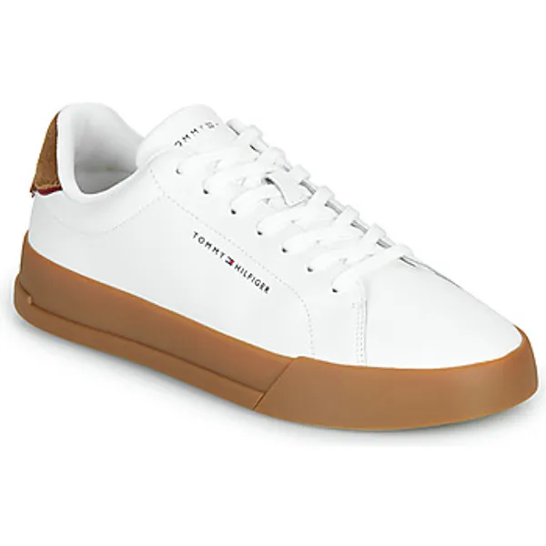 Tommy Hilfiger TH Court Lth Detail Ess Wit, vergelijk prijzen bij 1 winkel