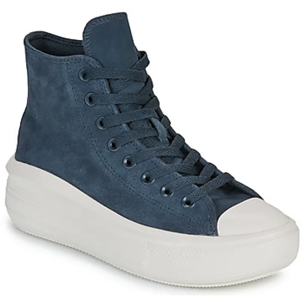 Converse Chuck Taylor All Star Move Platform Colorful Suede Blauw, vergelijk prijzen bij 1 winkel