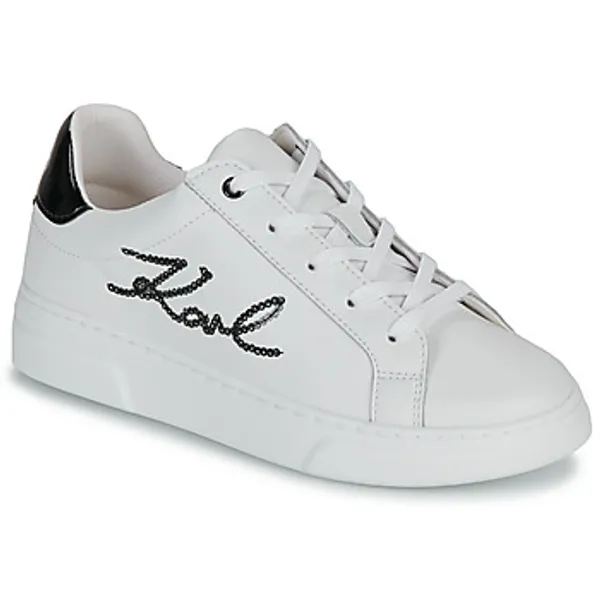 Karl Lagerfeld Lage Sneakers Wit, vergelijk prijzen bij 1 winkel