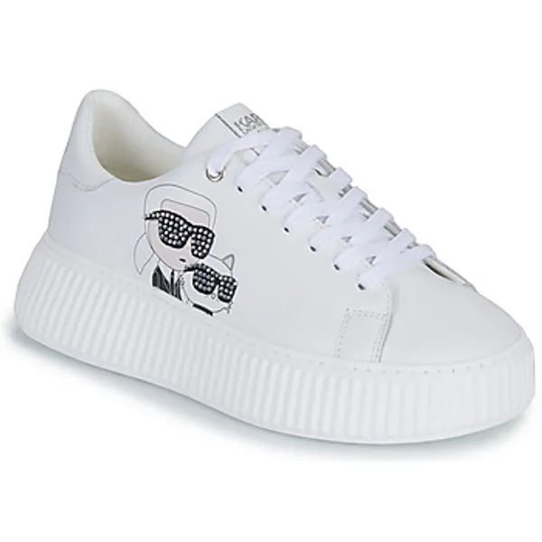 Karl Lagerfeld Lage Sneakers Wit, vergelijk prijzen bij 1 winkel