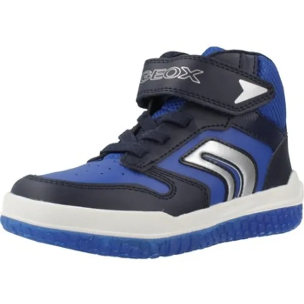 Geox J Buzzerlight Boy Blauw, vergelijk prijzen bij 1 winkel