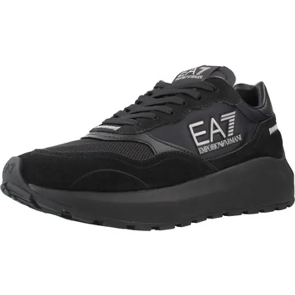 Emporio Armani EA7 Lage Sneakers Zwart, vergelijk prijzen bij 1 winkel
