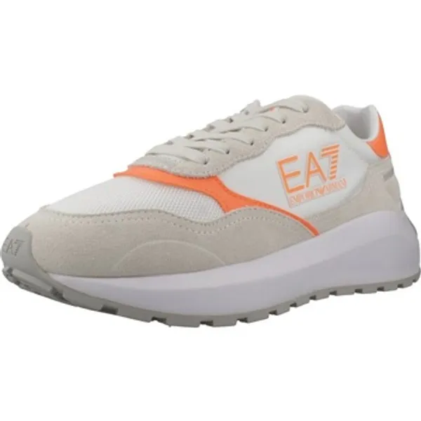 Emporio Armani EA7 Lage Sneakers Beige, vergelijk prijzen bij 1 winkel