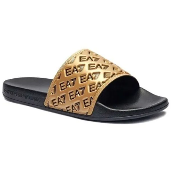 Emporio Armani EA7 Sneakers Goud, vergelijk prijzen bij 1 winkel