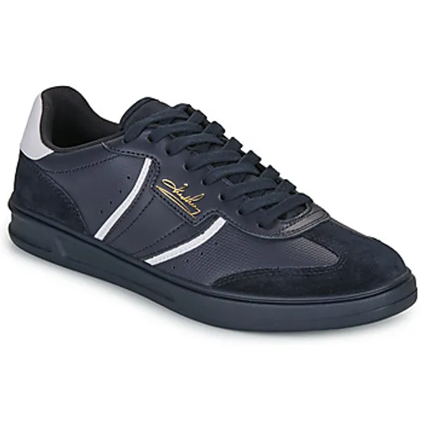 Fred Perry B4 Embossed Leather Suede Blauw, vergelijk prijzen bij 1 winkel