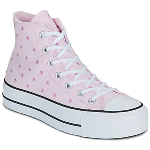 Converse Lift Platform Embroidered Stars Roze, vergelijk prijzen bij 1 winkel