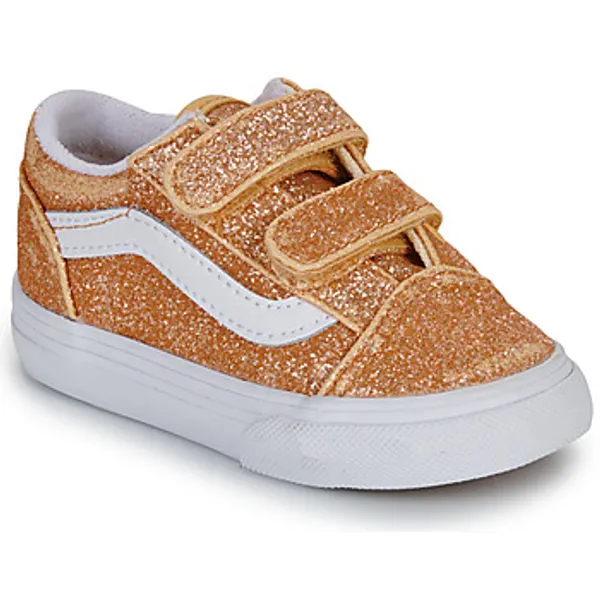 Vans Old Skool V Glitter Apricot Glow Goud (VN000VAYFNL1) Kids, vergelijk prijzen bij 2 winkels