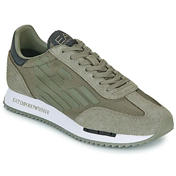 Emporio Armani EA7 Lage Sneakers Khaki, vergelijk prijzen bij 1 winkel