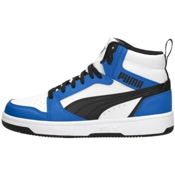 Puma Rebound V6 Mid Jr Blauw, vergelijk prijzen bij 1 winkel