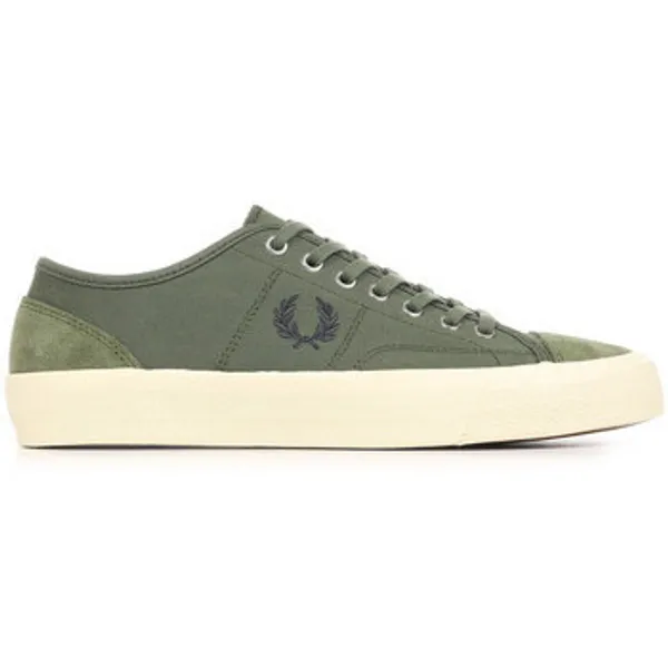 Fred Perry Hughes Canvas Suede Groen, vergelijk prijzen bij 1 winkel