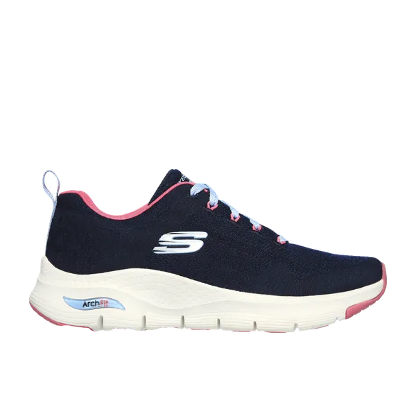 Skechers Arch Fit Comfy Wave Blauw, vergelijk prijzen bij 1 winkel