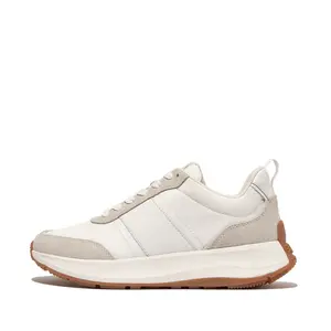 FitFlop F-Mode Flow Nylon & Suede Mix wit
