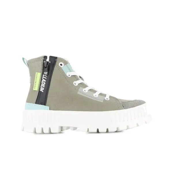 Palladium Pallashock Backzip 2 Groen, vergelijk prijzen bij 1 winkel