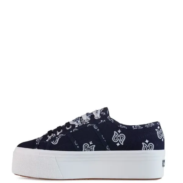 Superga 2790 Cots Bandanasilk Blauw, vergelijk prijzen bij 1 winkel