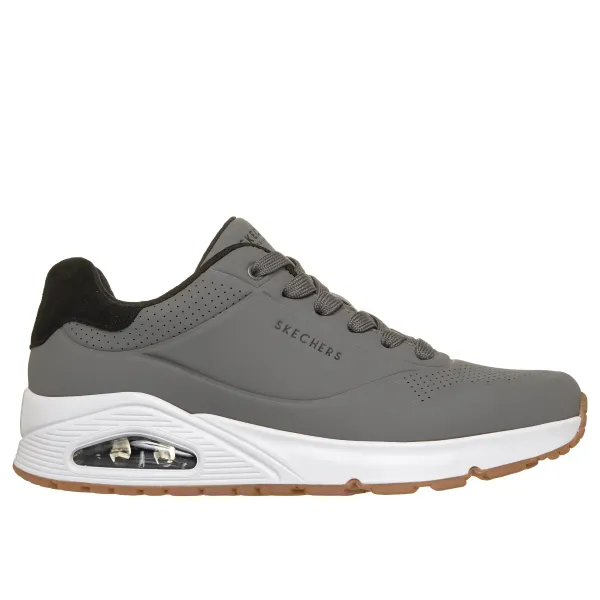 Skechers Uno Suited On Air Grijs, vergelijk prijzen bij 2 winkels
