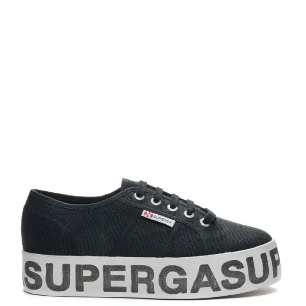 Superga 2790 Cotw Glitter Lettering Zwart, vergelijk prijzen bij 1 winkel