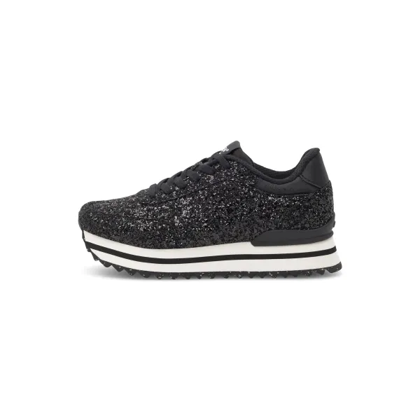 Woden Ronja Plateau Glitter Zwart, vergelijk prijzen bij 1 winkel