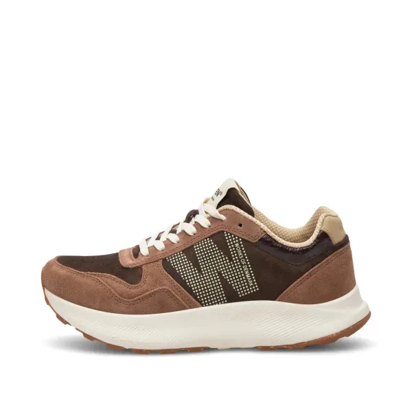 Woden Mathilde Runner Suede Bruin, vergelijk prijzen bij 1 winkel